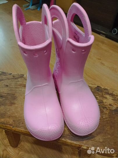 Резиновые сапоги для девочек, Crocs, р. С12