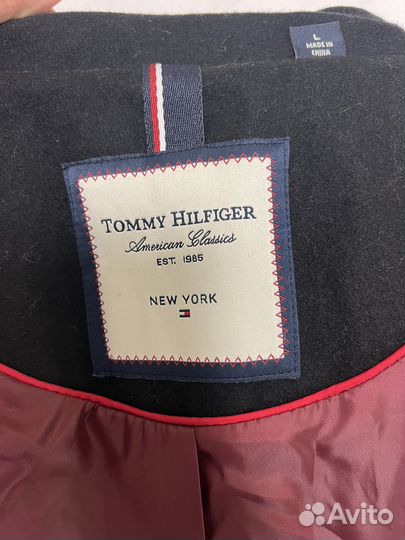 Tommy hilfiger пальто шерсть оригинал р 48 L