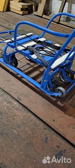 Детские санки с колесами бу