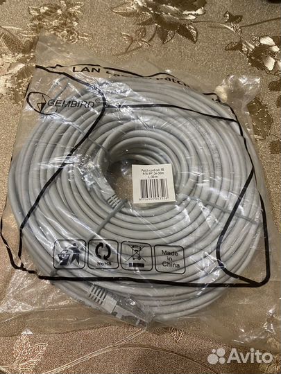 Патч корд 30 метров/ patch cord 30 m