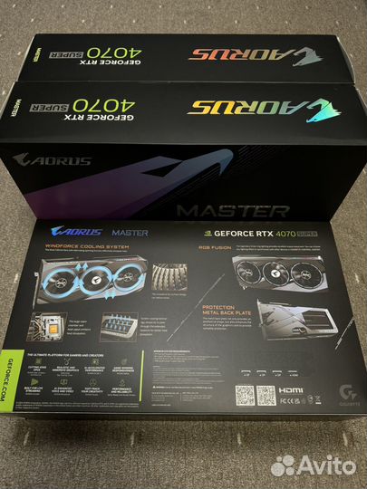 Новая RTX 4070 Super Gigabyte Aorus Master