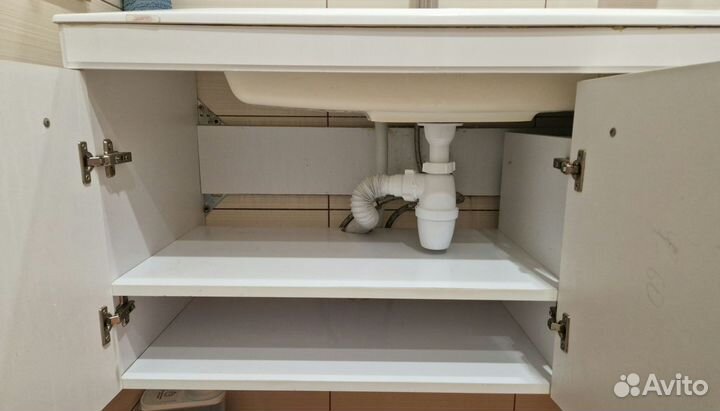 Тумба с раковиной для ванной подвесная 100 см