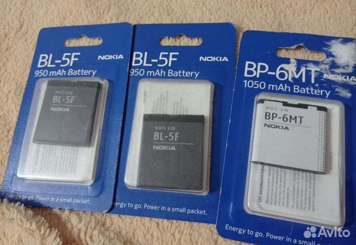 Аккумуляторы для Nokia 8800 и Е51 оригинал,новые