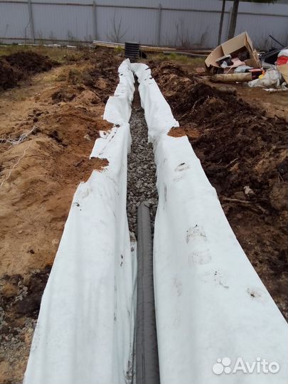 Дренаж участка под ключ