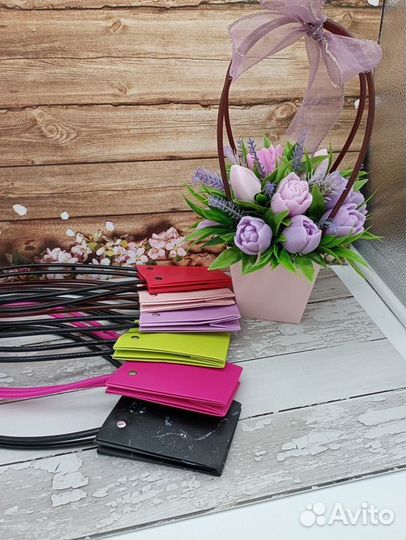 Пакет-сумочка для букетов