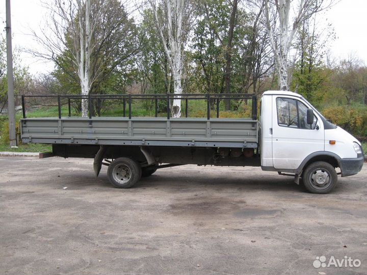 Грузоперевозки газель открытая бортовая 5,6 метров
