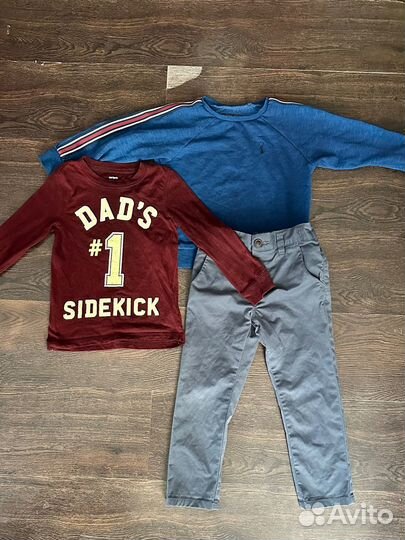 Пакет вещей на мальчика next, carters, gap 4-5л