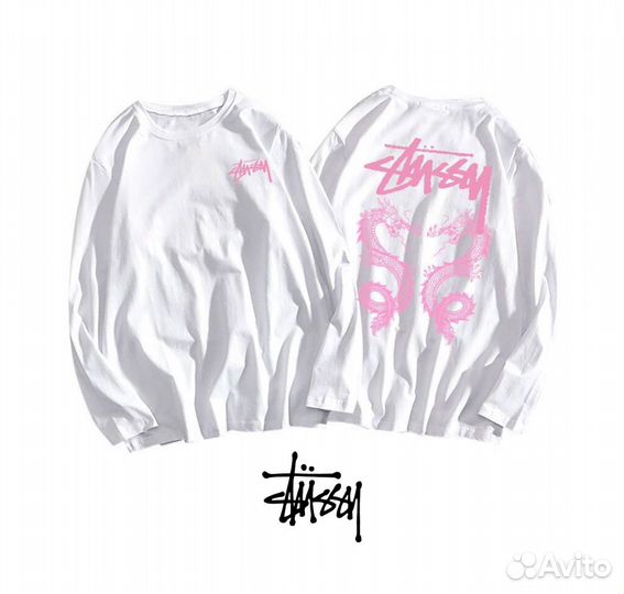 Лонгсливы Stussy