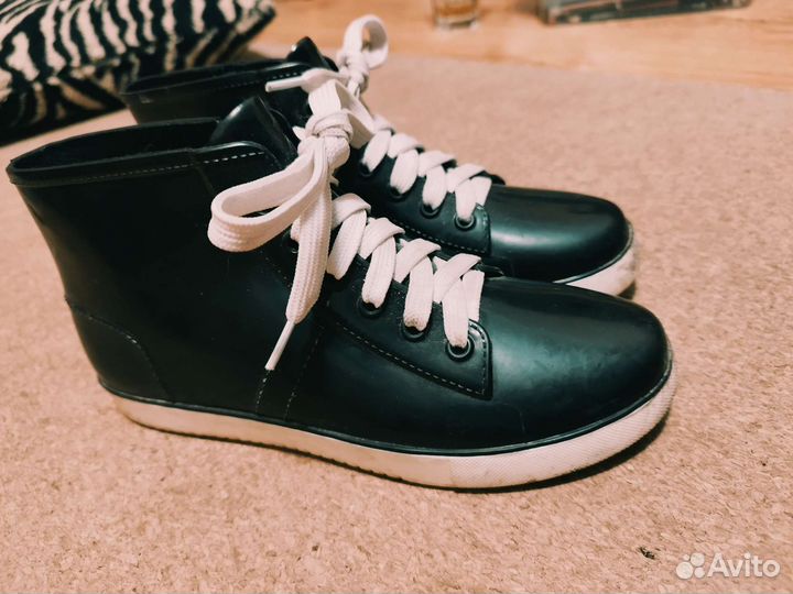 Резиновые сапоги/ полусапожки 36 размер