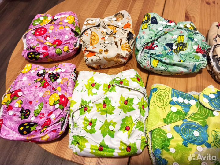 Многоразовые подгузники little fox и gloryes