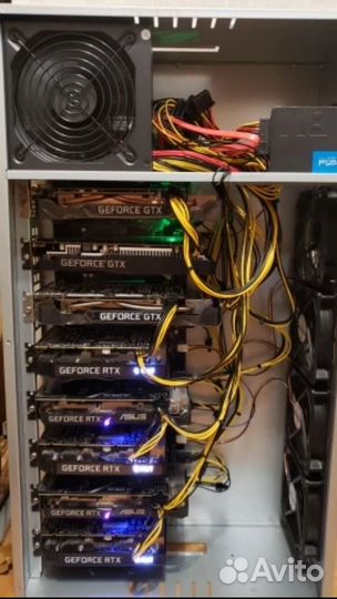 Корпус для майнинга с вентиляторами и другие вещи