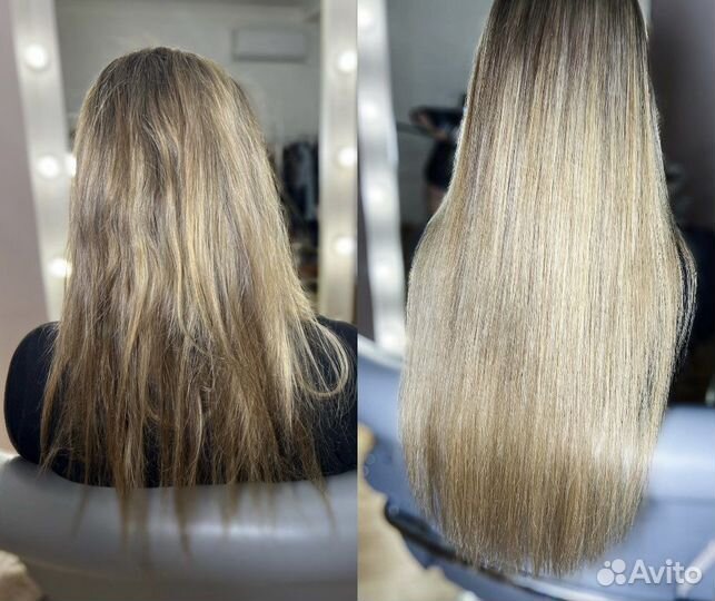 Безопасное наращивание волос