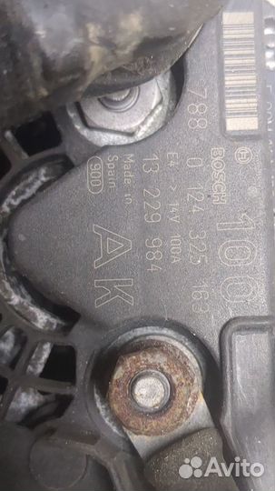 Генератор Opel Astra H, 2007