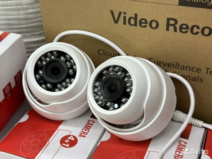 Готовый комплект видеонаблюдения 16 купольных