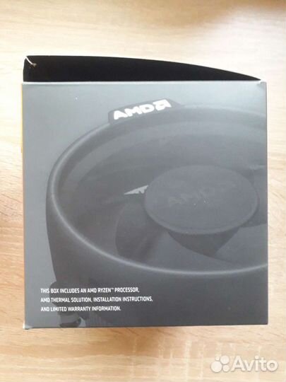 Штатный кулер для процессора. AM4