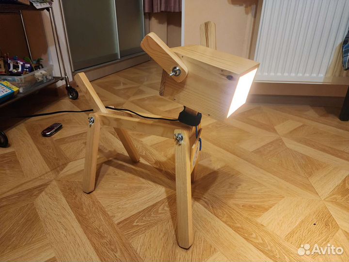 Лампа настольная ручная работа