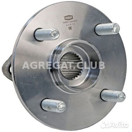Ступица в сборе krauf WBK1380DU