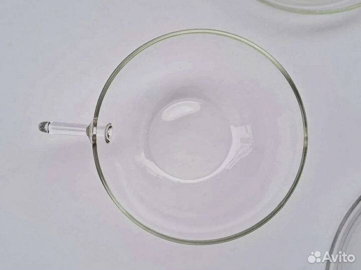 5 чайных кофейных пар Jenaer Glas Германия сервиз