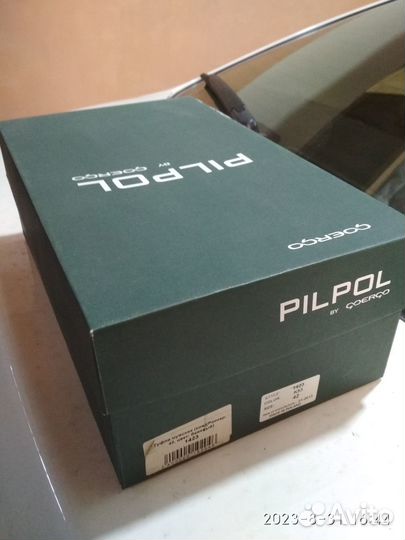 Туфли мужские летние натуральная кожаPilPol Польша