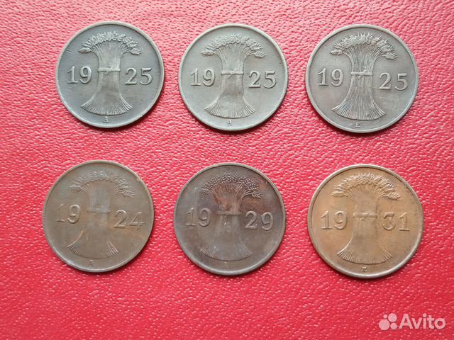 Монеты Германия (Веймарская республика) 1924-1931