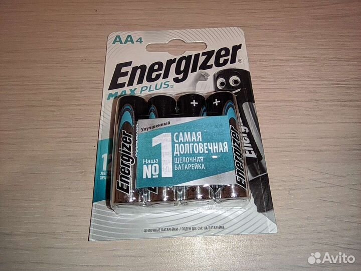 Батарейка Energizer Max Plus AA, 4 шт