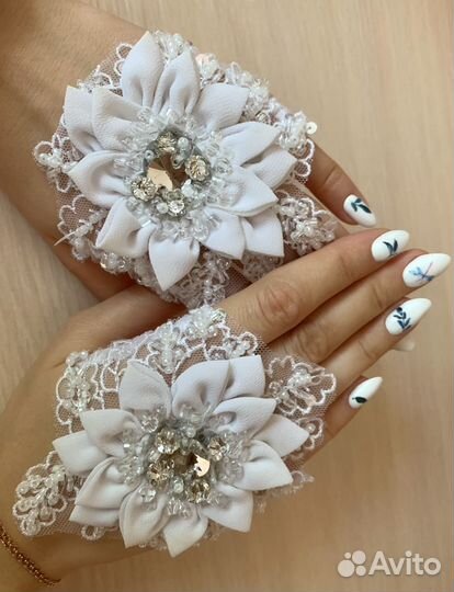 Митенки кружевные