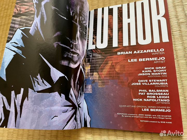 Комикс Luthor Azzarello Bermejo