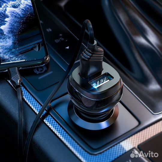 Автомобильное зарядное устройство hoco Z40 Superio