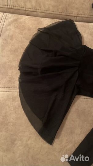 Гимнастический купальник с юбкой