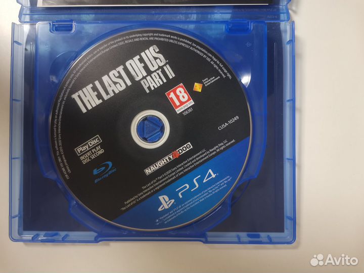 The last of us part 2 ps4 диск