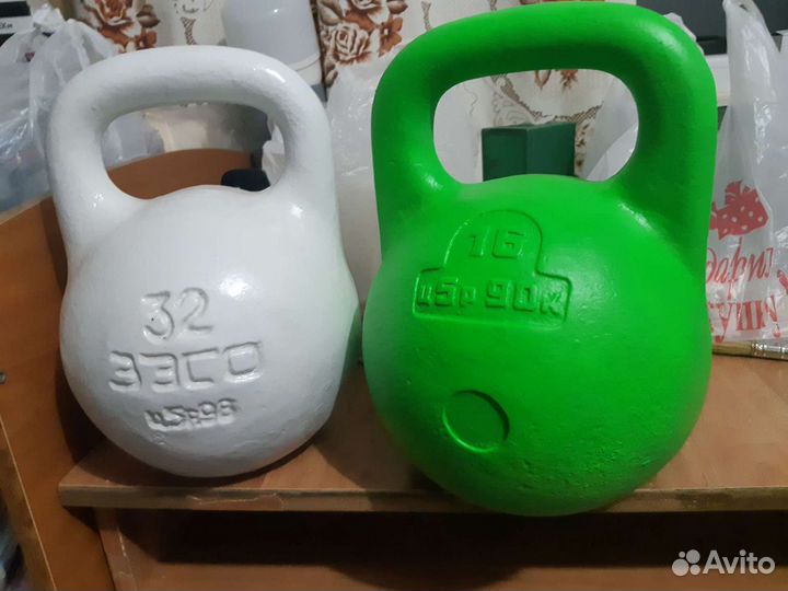 Лавки гири 16 24 32 и др