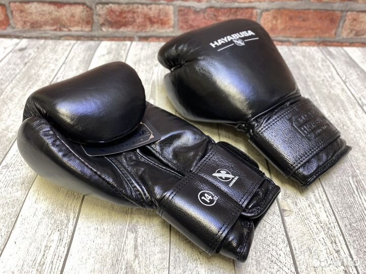 Боксерские перчатки Hayabusa Pro Boxing Black