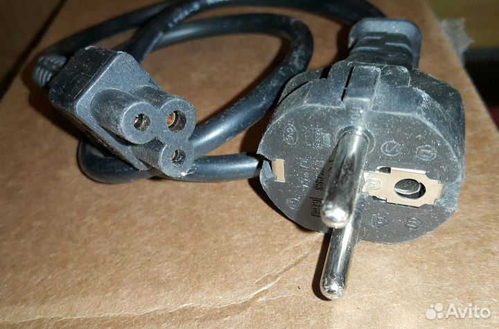 Сетевой кабель 220в 3 пиновый
