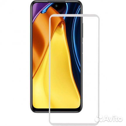 Защитное стекло 3D для Xiaomi Redmi 10 / Poco M3