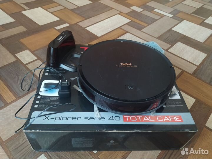 Робот пылесос tefal x-plorer serie 40 total моющий