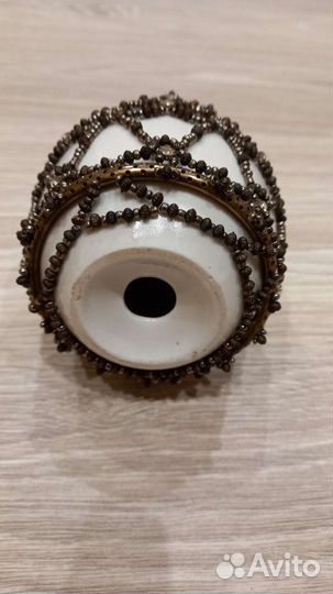 Яйцо фаянсовое декоративное