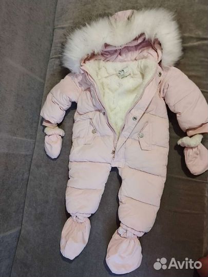 Зимний комбинезон для девочки