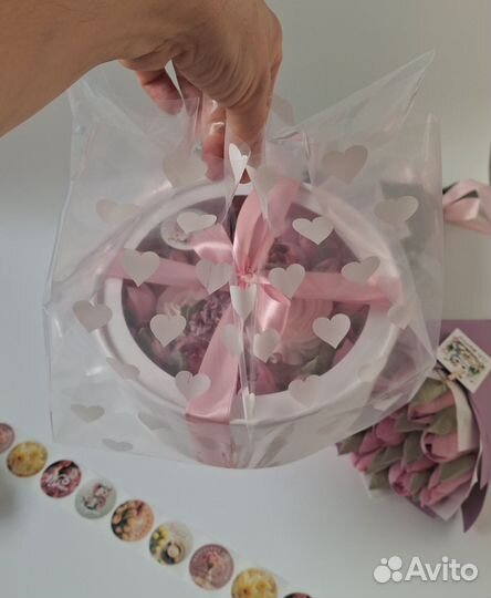 Тюльпаны из зефира на 8е марта