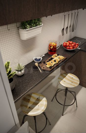 Апартаменты-студия, 21,5 м², 5/9 эт.