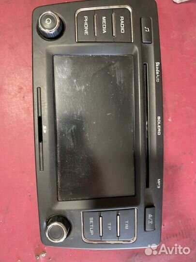 Магнитола skoda octavia a5 штатная