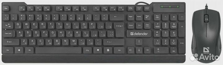 Проводной набор Defender York C-777 black usb