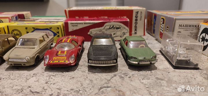 Модели СССР пластик металл и коробки