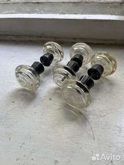 Дверные ручки стеклянные СССР