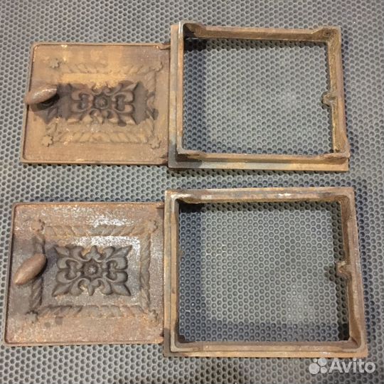 Дверь топочная печная чугунная СССР