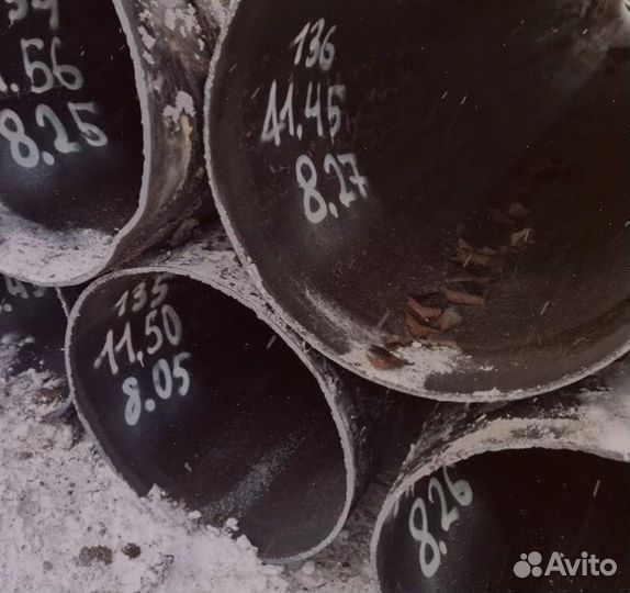 Труба бу 530х7 п/ш пескоструй с фаской