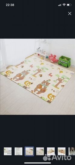 Детский мягкий коврик для ползания