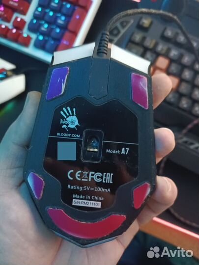 Игровая мышь bloody a7