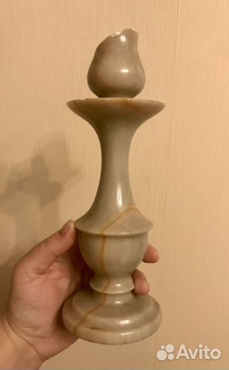 Подсвечник из нат. камня Оникс