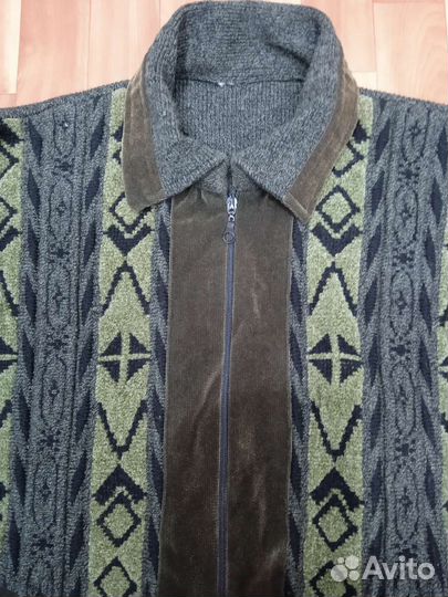 Кофта- джемпер мужской 52-54размер, на молнии