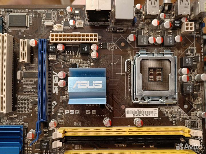 Материнская плата 775 asus p5q se